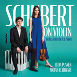 the album cover for Schubert / Pusker / Fejervari - Schubert On Violin