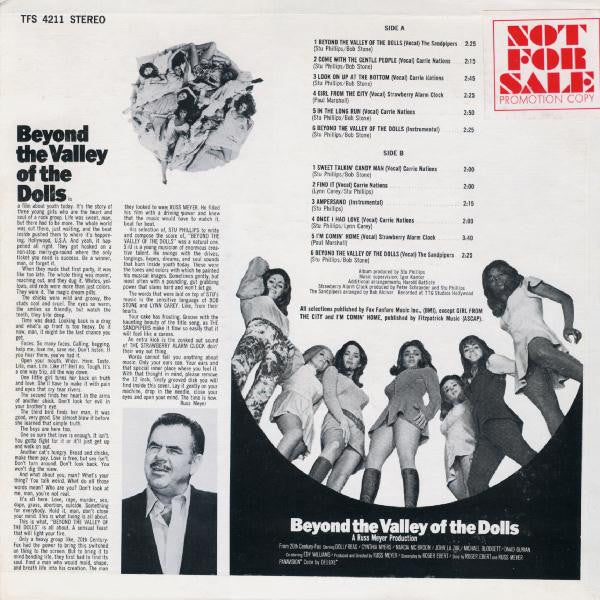 Various : Beyond The Valley Of The Dolls - Original Soundtrack Album (LP, Album)
