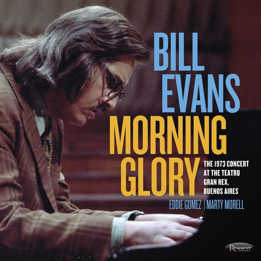 the album cover for Bill Evans - Morning Glory: The 1973 Concert At The Teatro