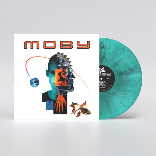 Moby - Moby - Mármol negro/blanco sobre azul (vinilo)