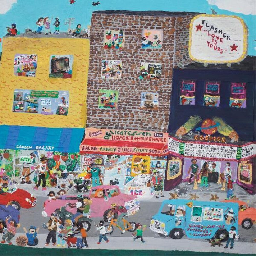 the album cover for Flasher - Love Is Yours [Indie Exclusive Limited Edition Baby Blue LP]