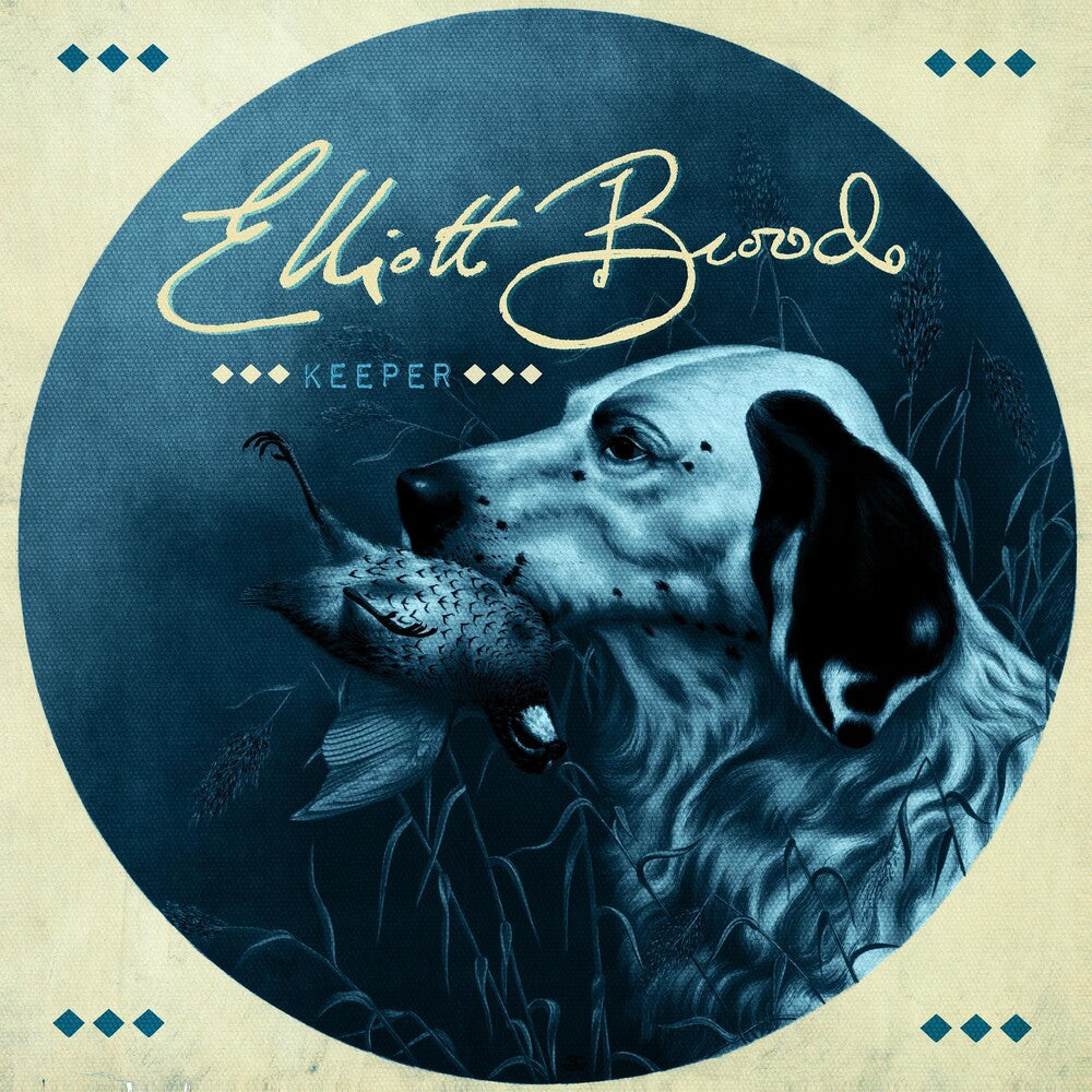 the album cover for Elliott Brood - Keeper (Blue) [Colored Vinyl] [Limited Edition]