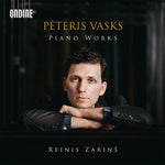 the album cover for Vasks / Zarins - Piano Works