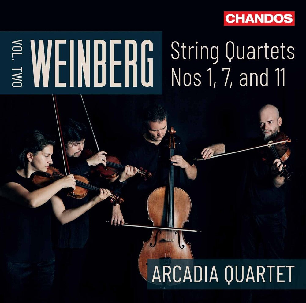 the album cover for Weinberg / Arcadia Quartet - String Quartets Nos
