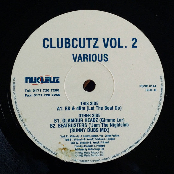 Various : Clubcutz Vol. 2 (12")