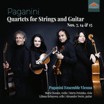 the album cover for Paganini / Paganini Ensemble Vienna - Quartets For Strings