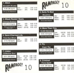 Various : Rampage! 10 (CD, Comp, Promo)
