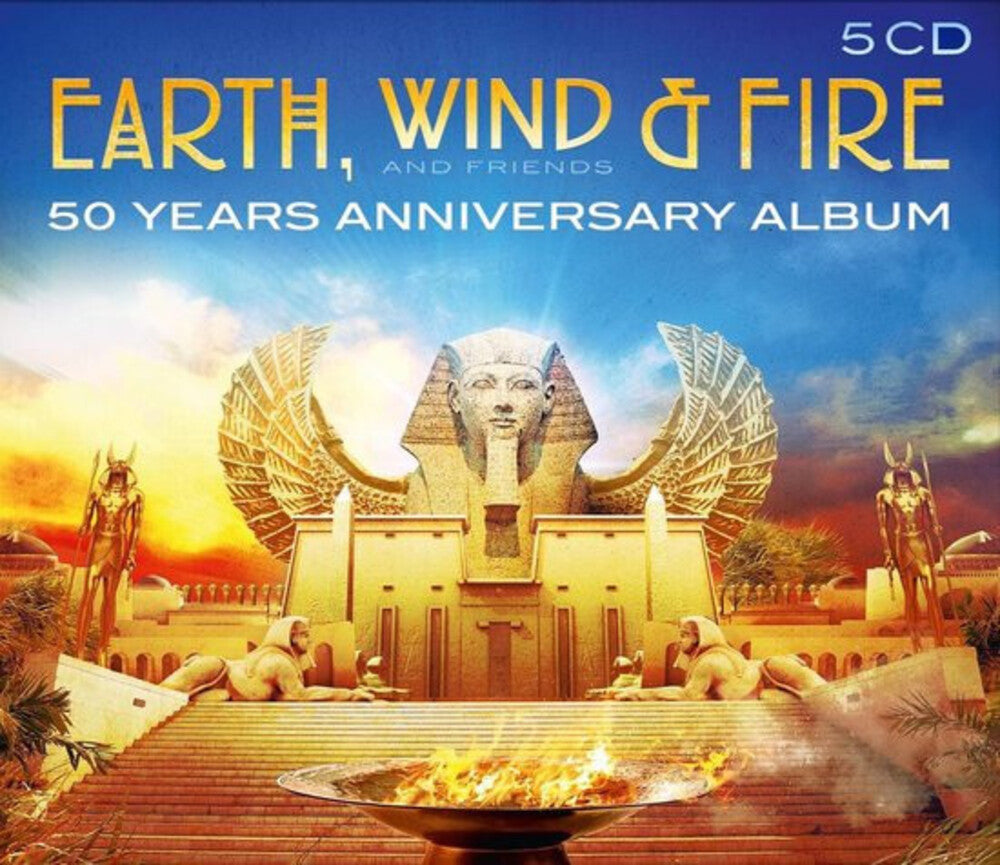 the album cover for Earth Wind & Fire - 50 Years Anniversary Album (Hol)