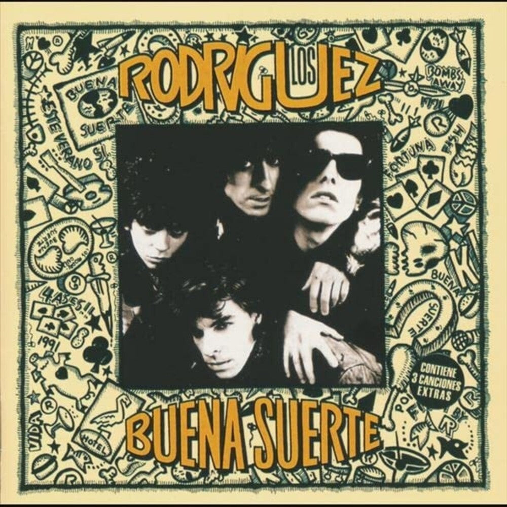 the album cover for Los Rodriguez - Buena Suerte