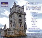 the album cover for Donizetti / Woroniecki / Jacobsh - Don Sebastiano / Re Di Portogallo (2pk)