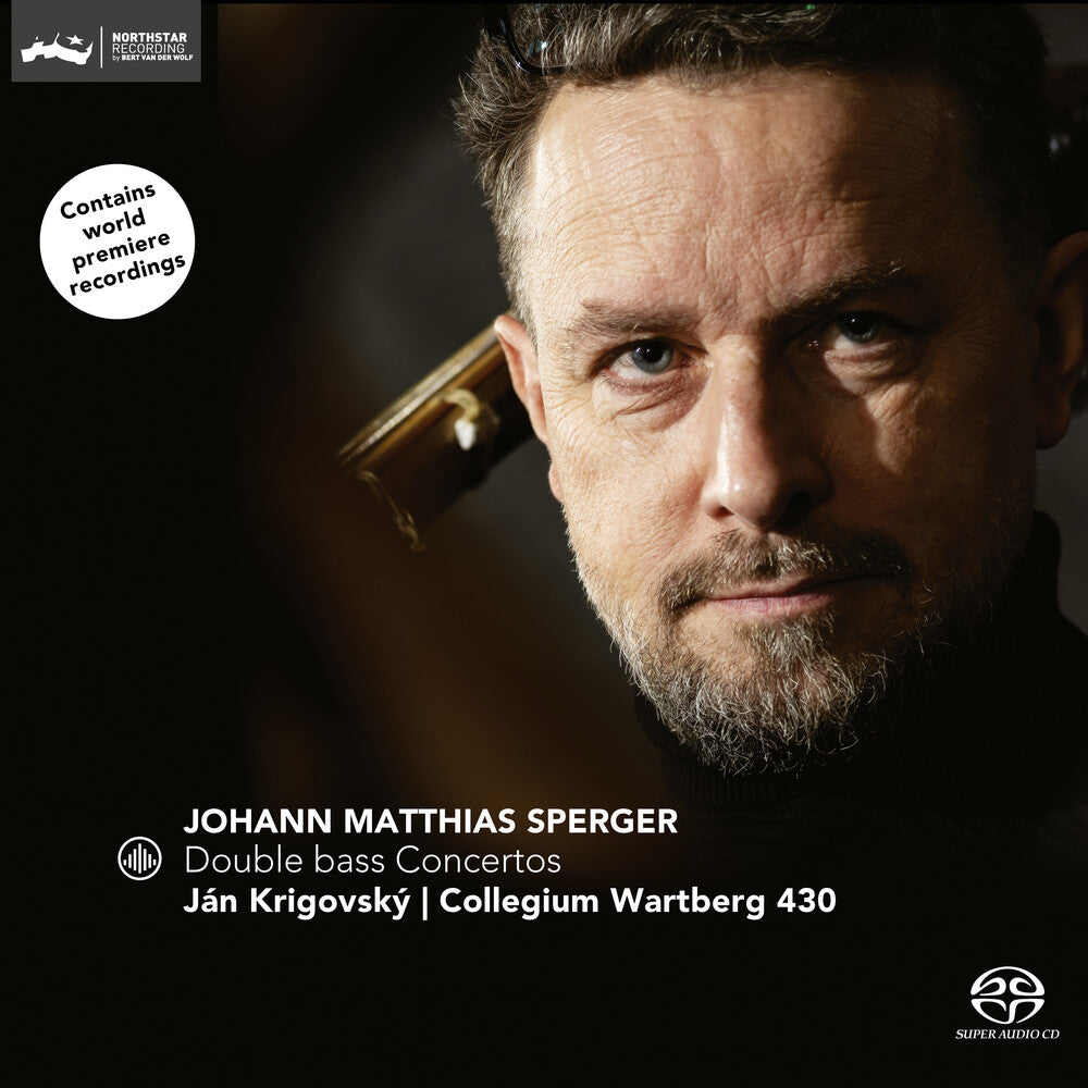the album cover for Sperger / Krigovsky / Collegium Wartberg 430 - Double Bass Concertos (Hybr)