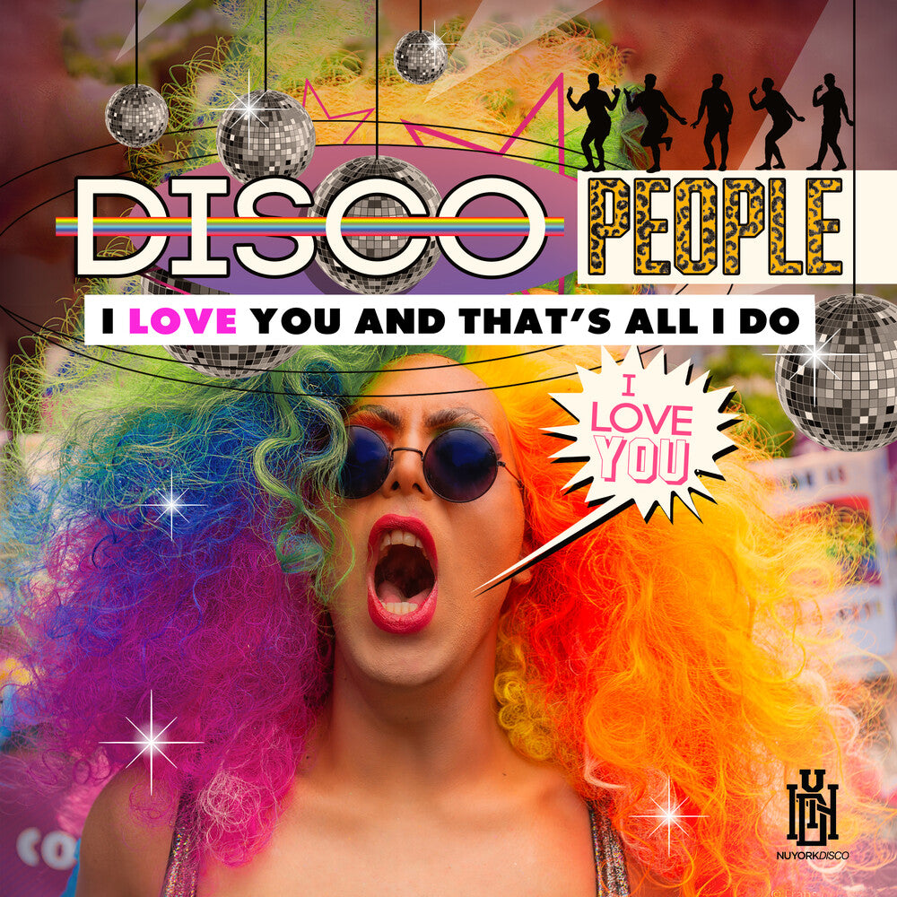 the album cover for Disco People - I Love You And That's All I Do (Mod)