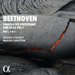 the album cover for Beethoven / Bruno Cocset / Gratton - Sonatas For Fortepiano 1