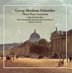 the album cover for Schneider / Riet - Three Flute Concertos