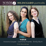 the album cover for St Hildegard of Bingen / Burn / Franks - Hildegard Portraits