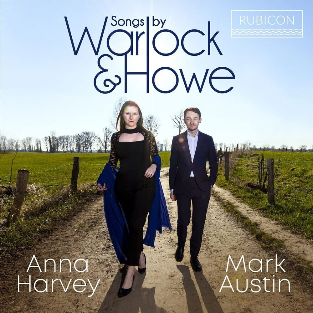 the album cover for Anna Harvey/ Austin,Mark - Songs By Warlock & Howe