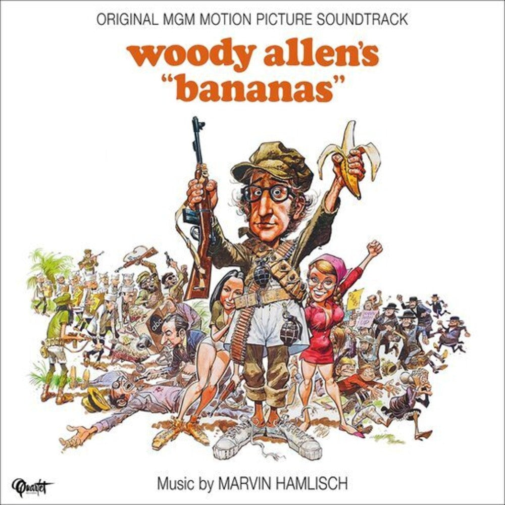 the album cover for Marvin Hamlish(Colv) (Ylw) (Ita) - Bananas / O.S.T. [Colored Vinyl] (Ylw) (Ita)