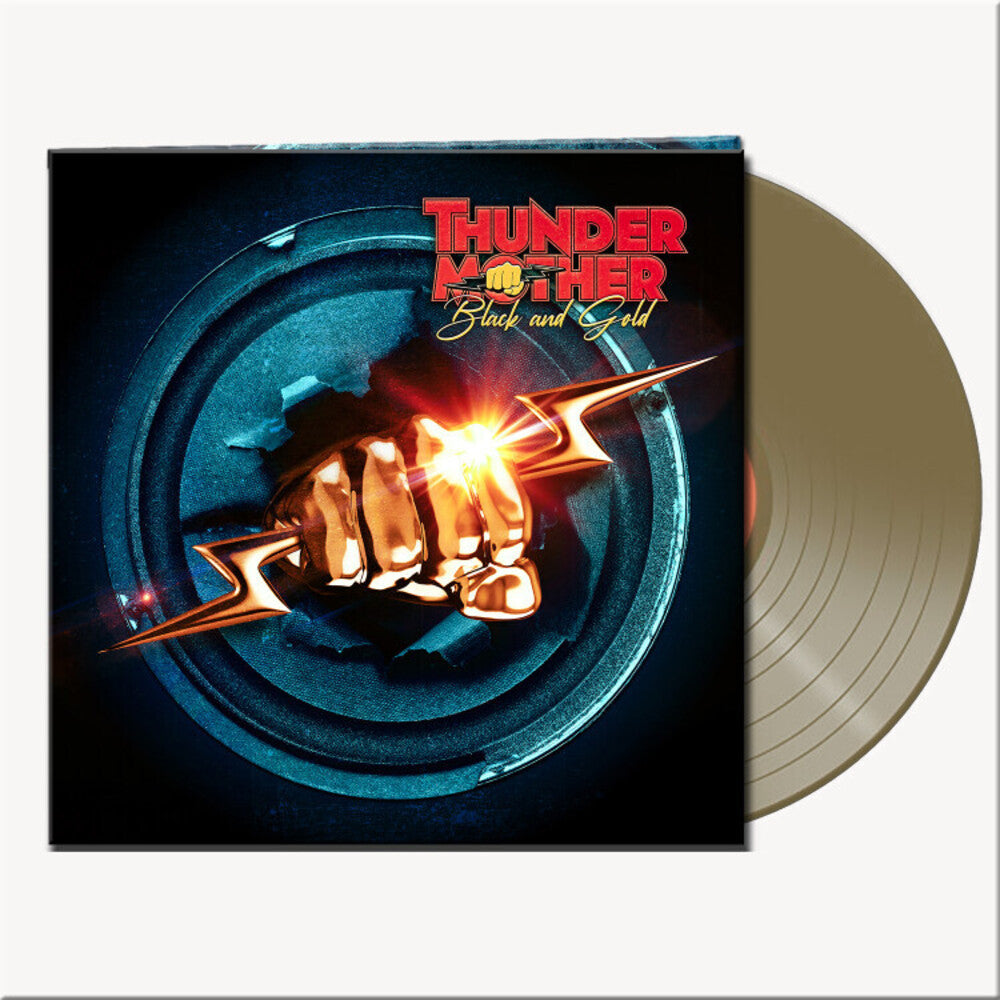 the album cover for Thundermother - Black & Gold - Gold [Colored Vinyl] (Gate) (Gol) [Limited Edition]