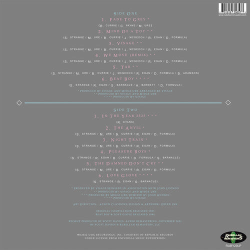 Visage - Fade To Grey: The Singles Collection - Blue/Pink Swirl (Vinyl)