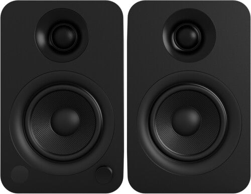Kanto YU Bluetooth Wireless 140 Watt Powered Bookshelf Speakers - Pair (Black)
