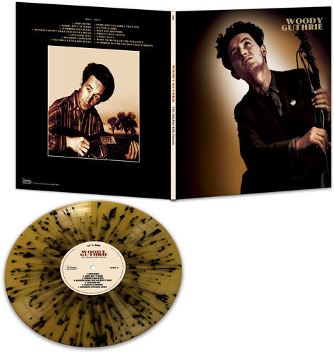 Woody Guthrie - Esta máquina mata fascistas - Salpicaduras de oro y negro (vinilo)