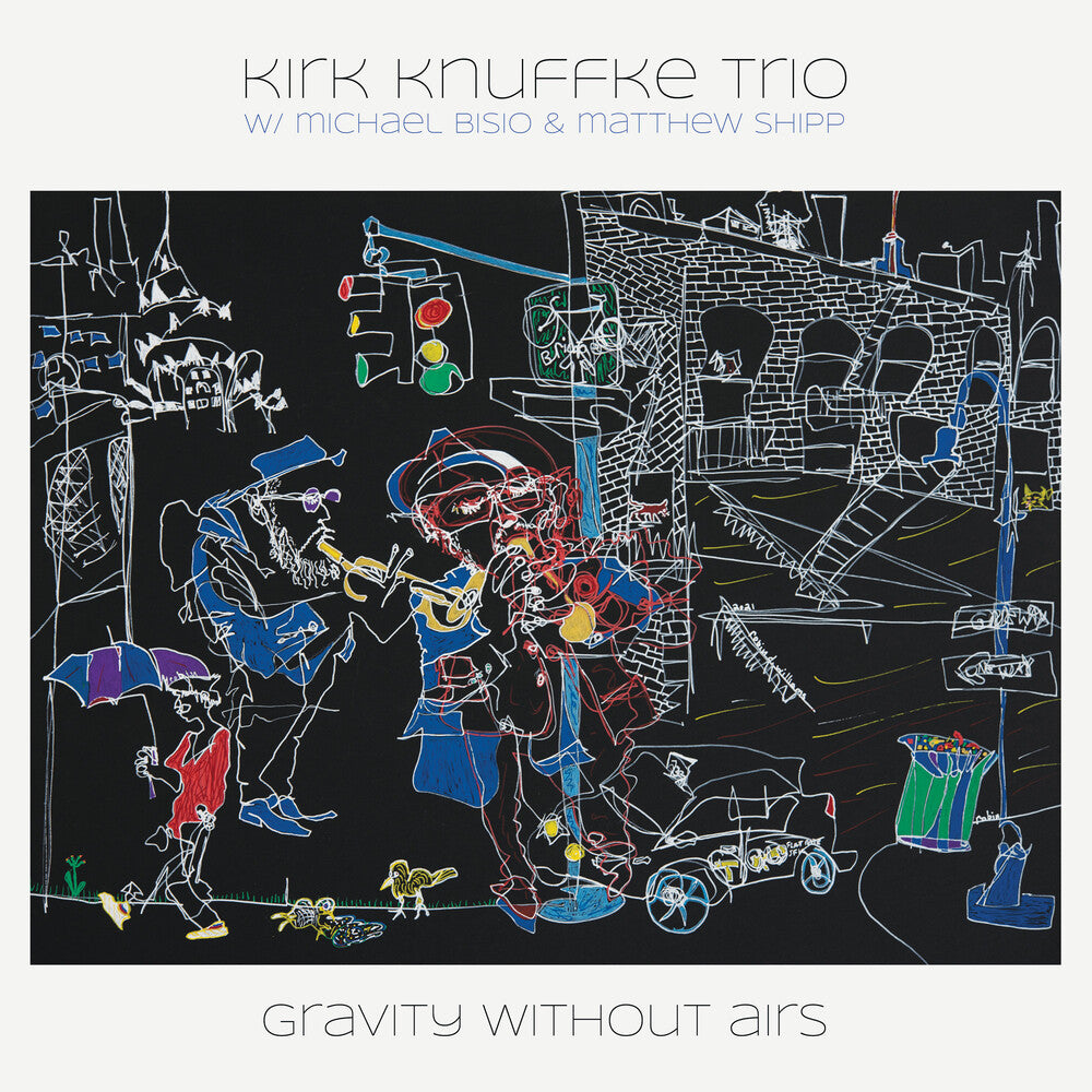 the album cover for Kirk Knuffke - Gravity Without Airs