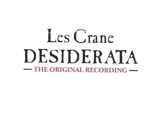 Les Crane - Desiderata (CD)
