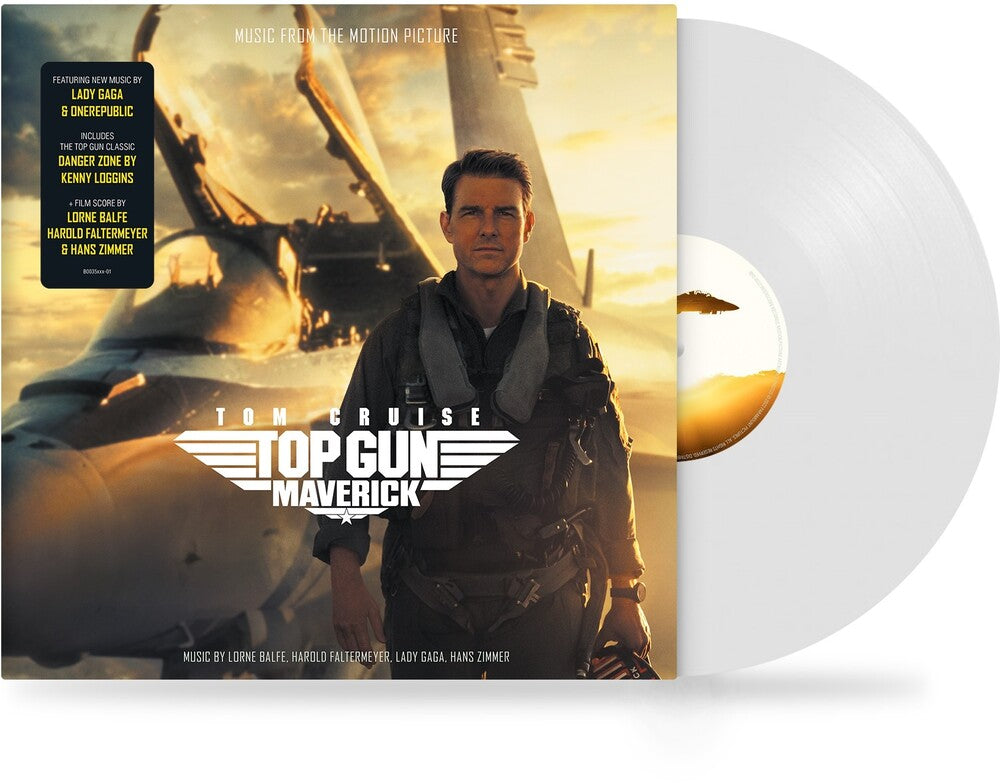 the album cover for Various Artists - Top Gun: Maverick (Music From The Motion Picture) [White LP]