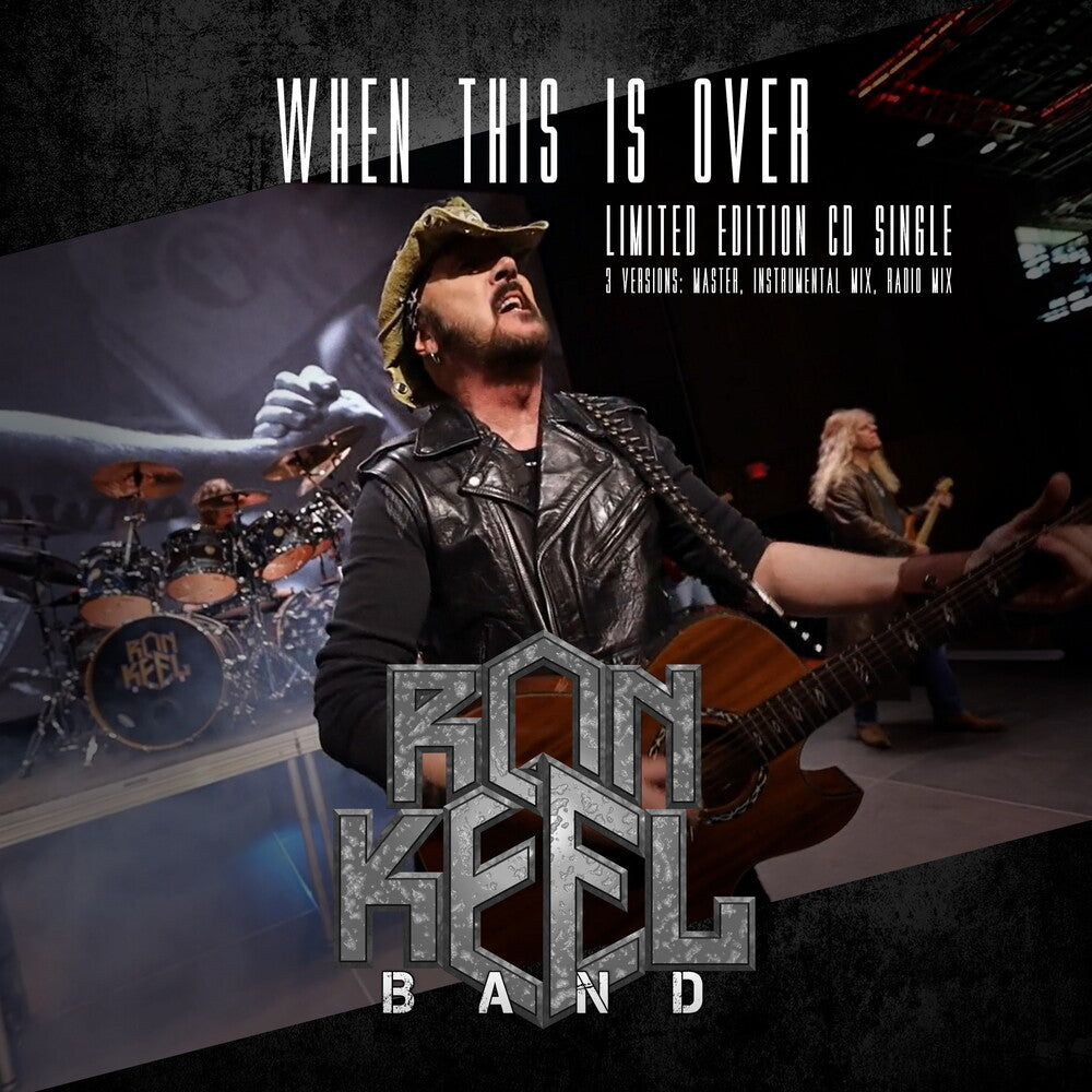 the album cover for Ron Keel - When This Is Over