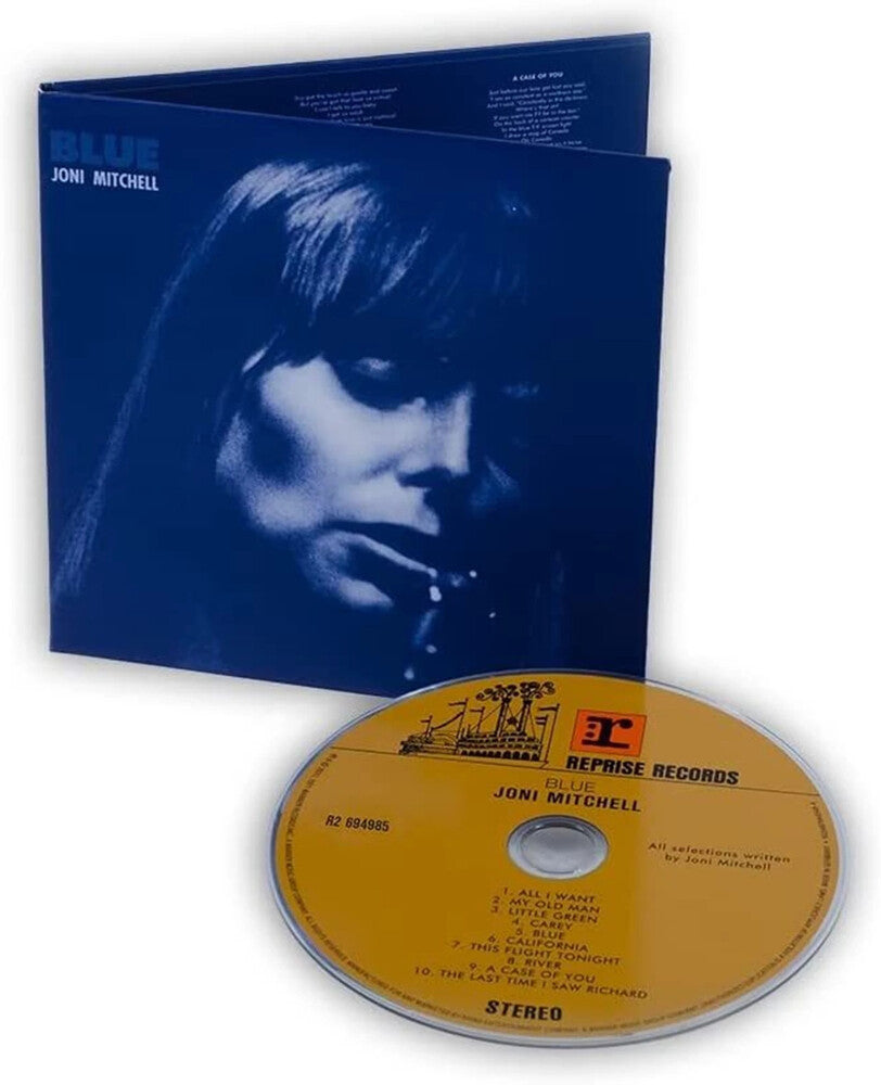 the album cover for Joni Mitchell - Blue - Remastered