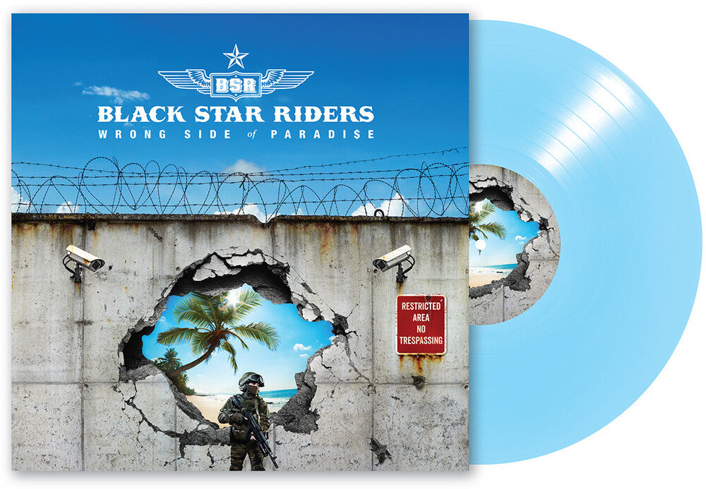 the album cover for Black Star Riders - Wrong Side Of Paradise [Limited Edition Blue LP]