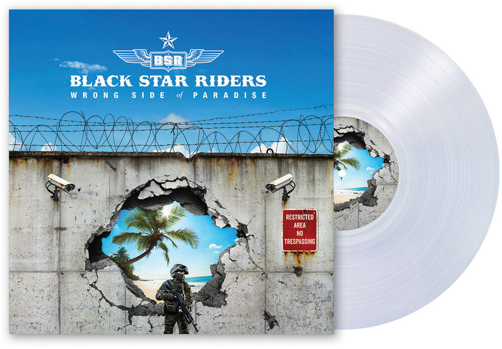 the album cover for Black Star Riders - Wrong Side Of Paradise [Limited Edition Clear LP]