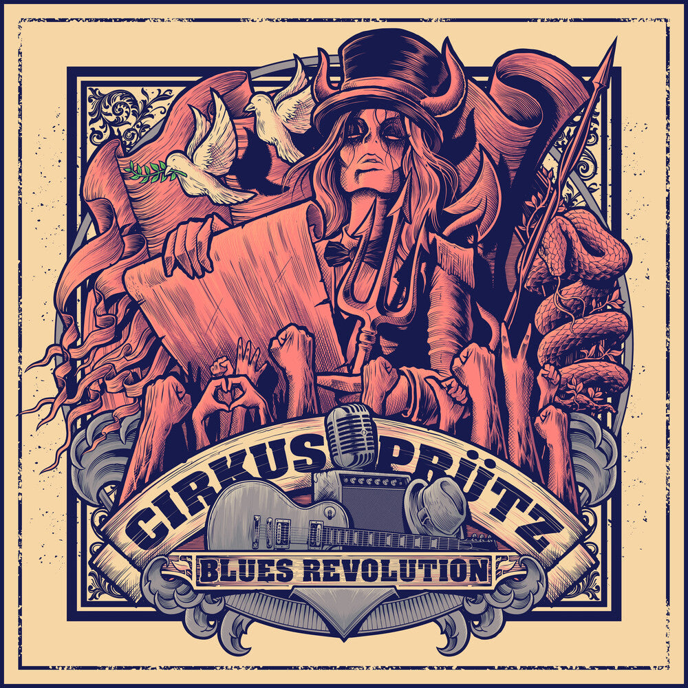 the album cover for Cirkus Prütz - Blues Revolution [Digipak]