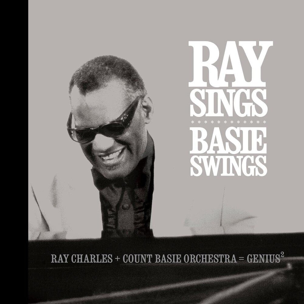 the album cover for Ray Charles - Ray Sings Basie Swings