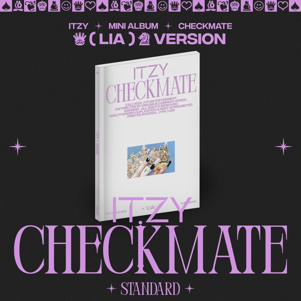 the album cover for ITZY - CHECKMATE [LIA Ver.]