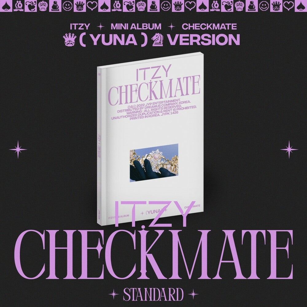 the album cover for ITZY - CHECKMATE [YUNA Ver.]