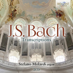 the album cover for J Bach .S. / Molardi - Organ Transcriptions (2pk)