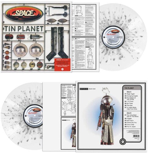 Space - Tin Planet - 140-Gram Clear & Silver Splatter Colored Vinyl (Vinyl)