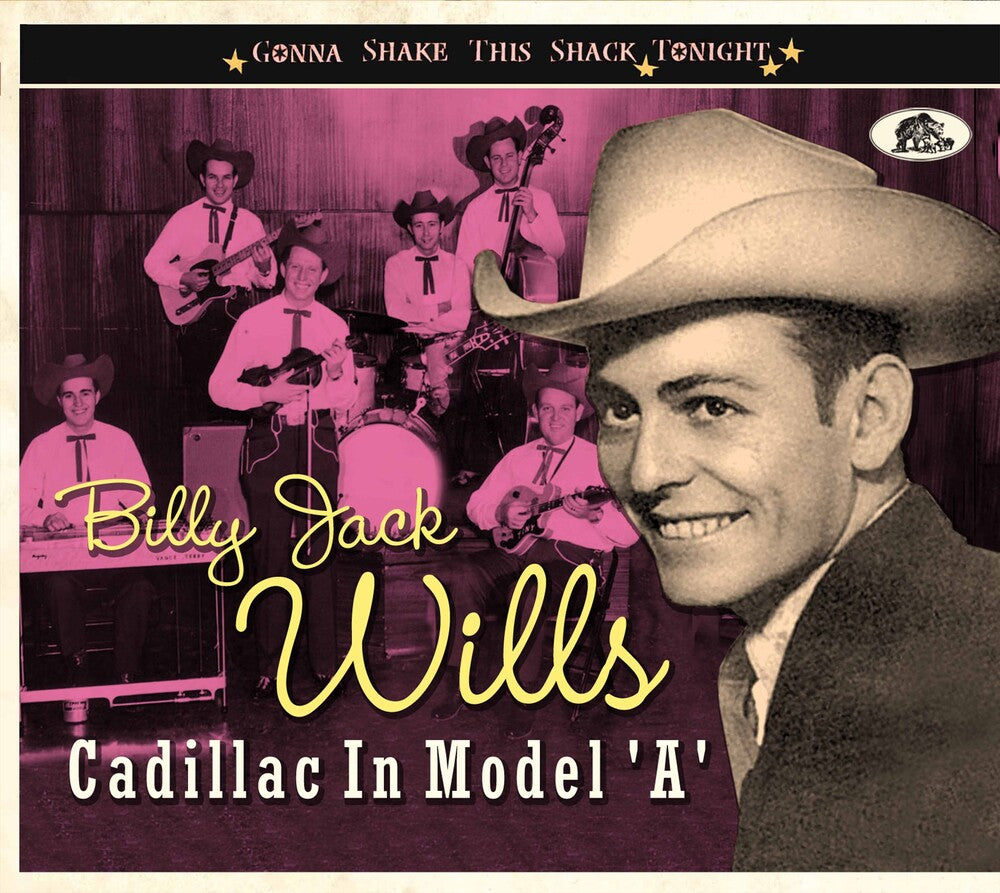 the album cover for Billy WillsJack - Cadillac In Model A: Gonna Shake This Shack