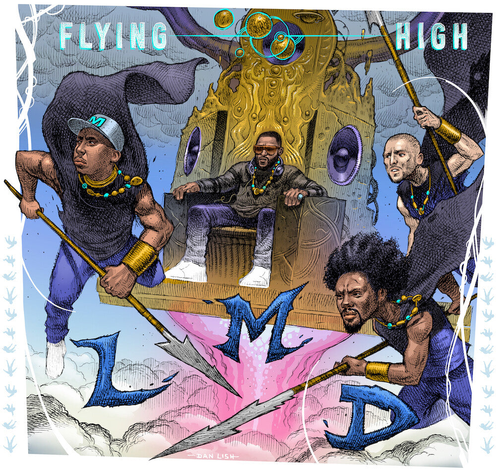 the album cover for Lmd (Lmno, Med, Declaime) - Flying High