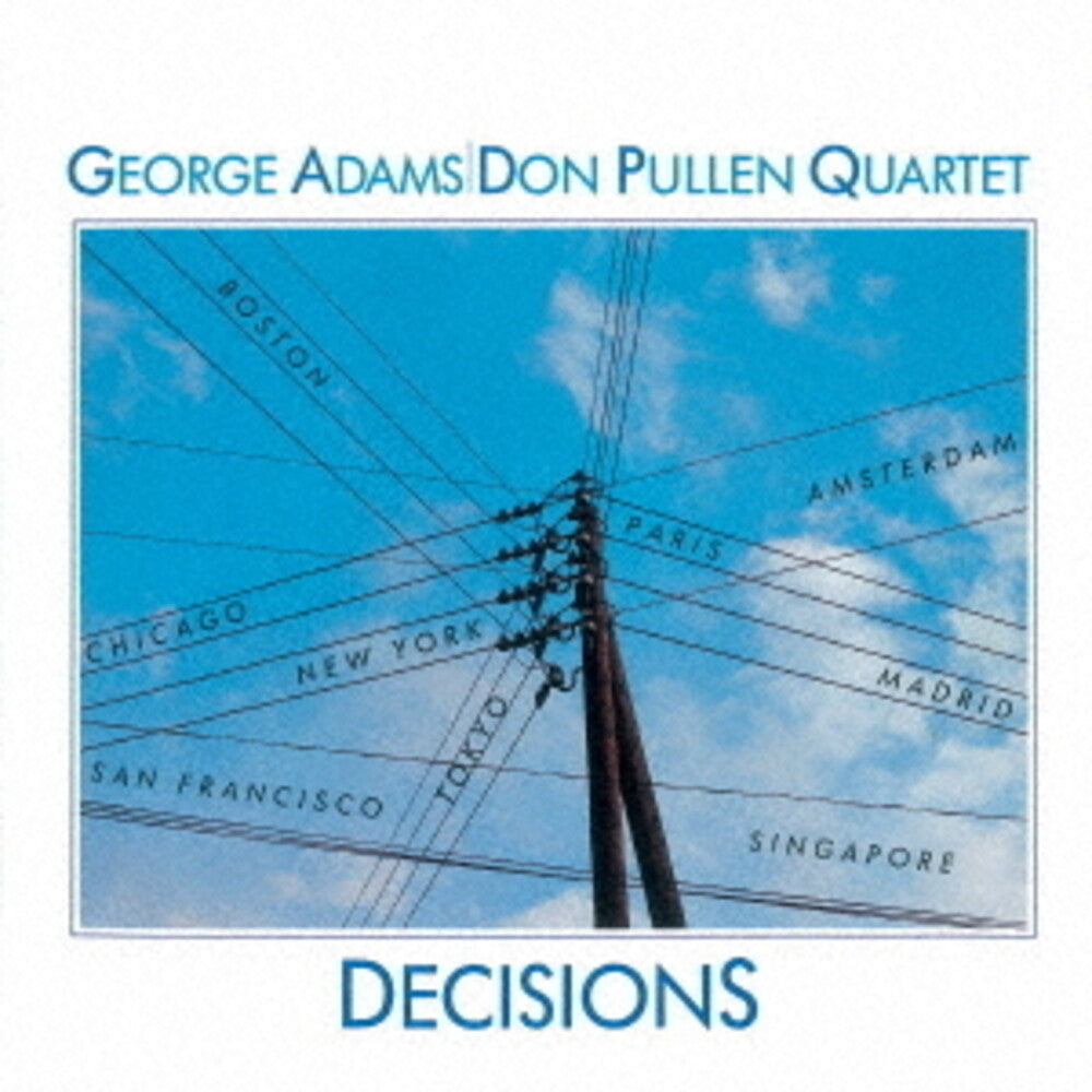 the album cover for George Adams/ Pullen,Don Quintet - Decision [Remastered] (Jpn)