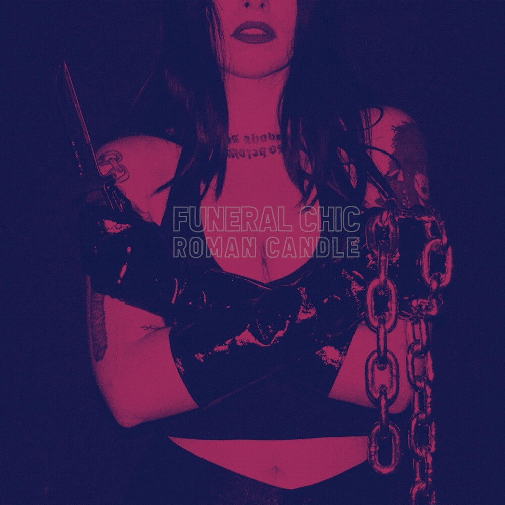 the album cover for Funeral Chic - Roman Candle