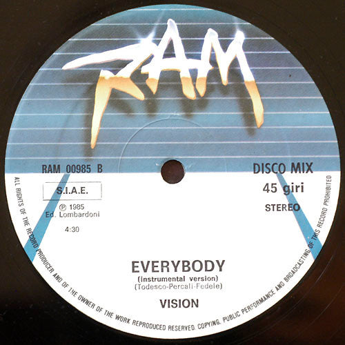 Visions (2) : Everybody (12")