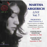the album cover for J Bach .S. / Argerich - Martha Argerich Live 7 (2pk)