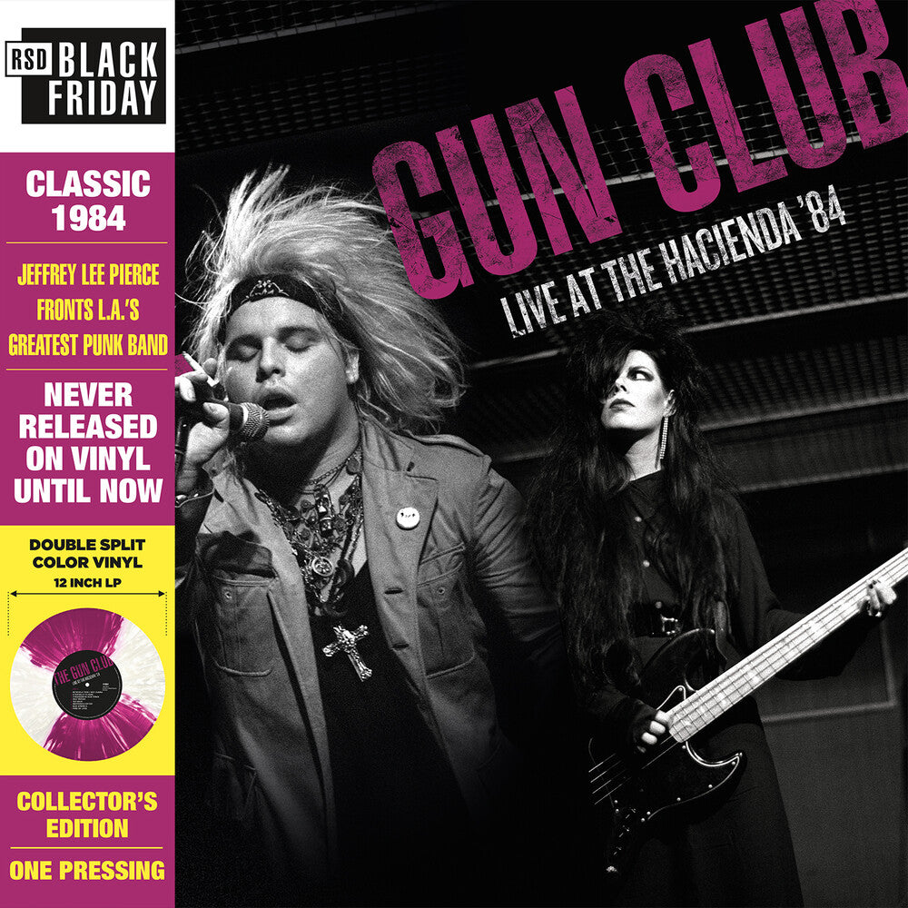 the album cover for Gun Club - Live At The Hacienda '84 [RSD Black Friday 2022]