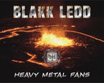 the album cover for Blakk Ledd - Heavy Metal Fans