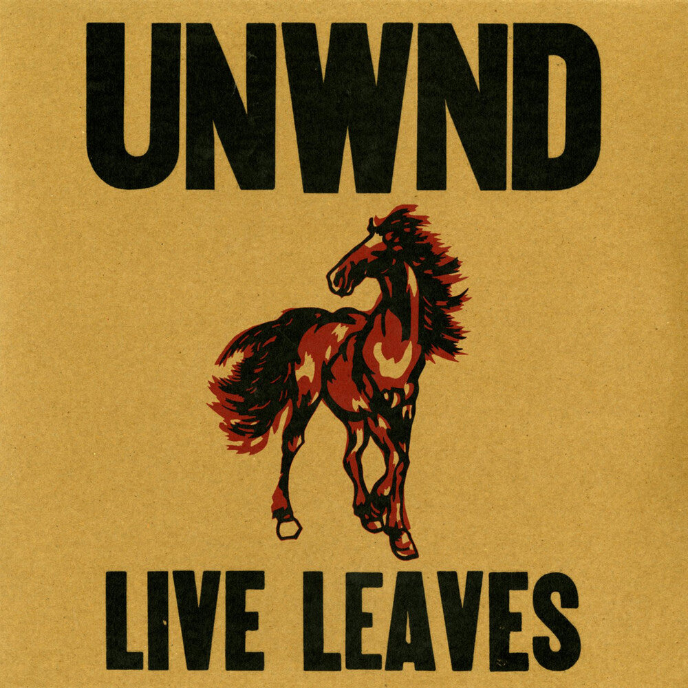 the album cover for Unwound - Live Leaves [Autumn Red 2LP]