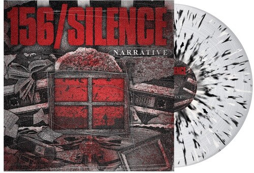 156/Silence - Narrative - Clear with Black & Bone Splatter (Vinyl)