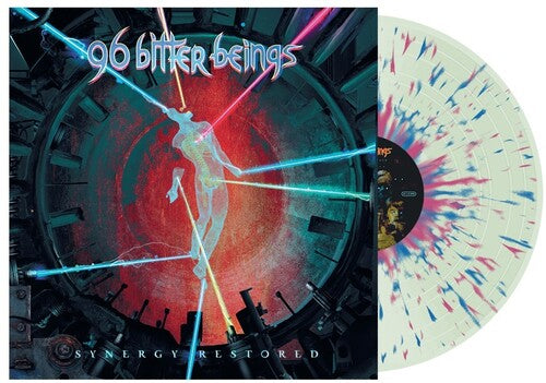 96 Bitter Beings - Synergy Restored - Bottle Green w/ Pink & Blue Splatter (Vinyl)