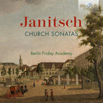 the album cover for Berlin Friday Academy / Janitsch - Church Sonatas